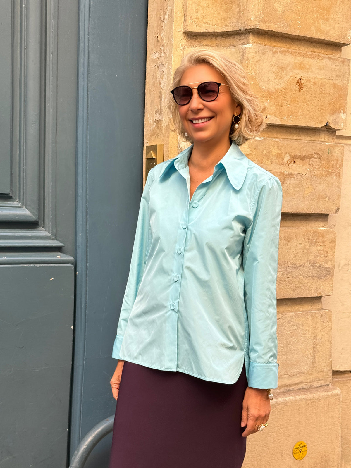 seafoam green dress shirt BAIRD RADZIMIR Black White Abstract Print its still totally matte Color:COCOA wk16