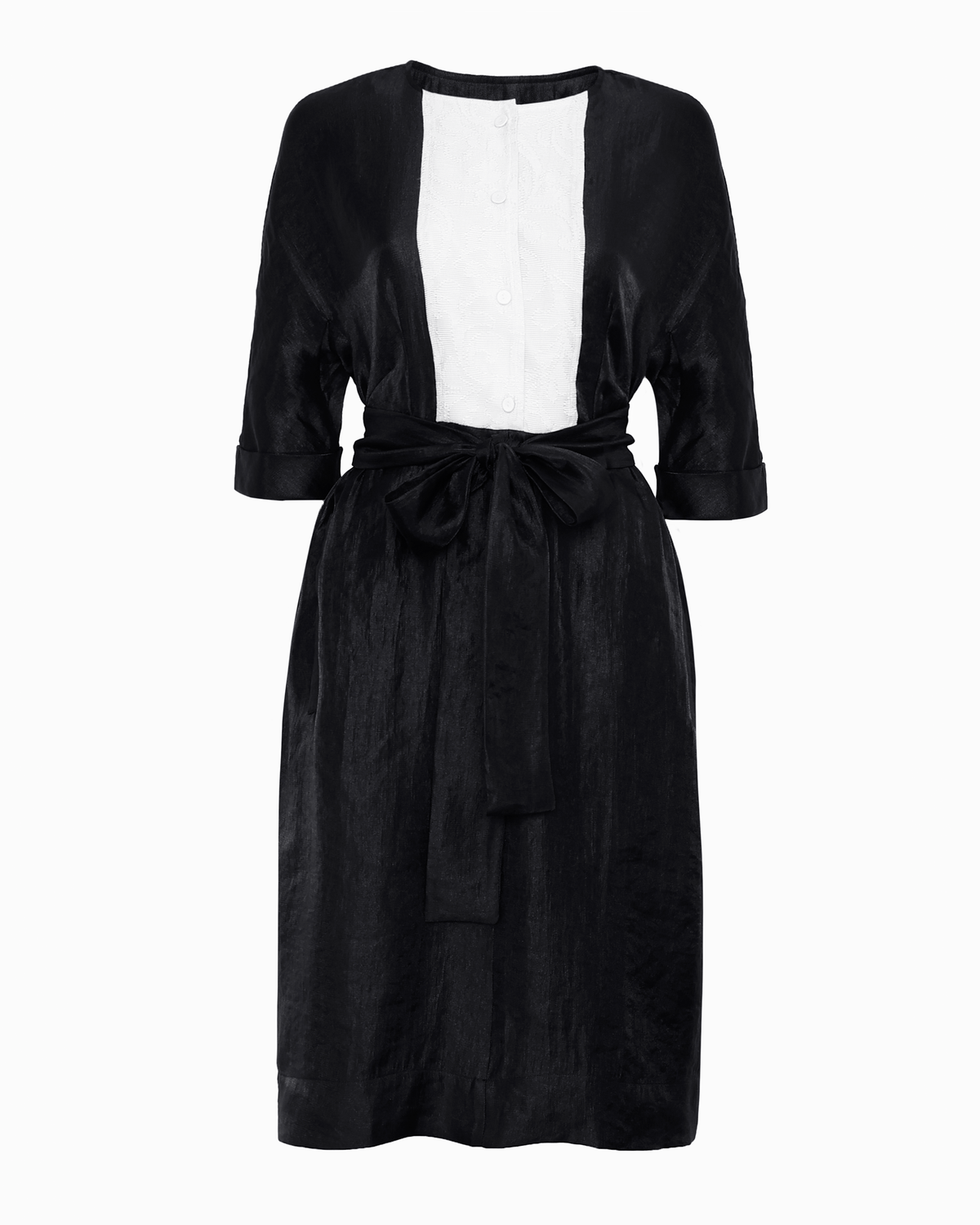 and other stories black wrap dress & other stories main image 0
