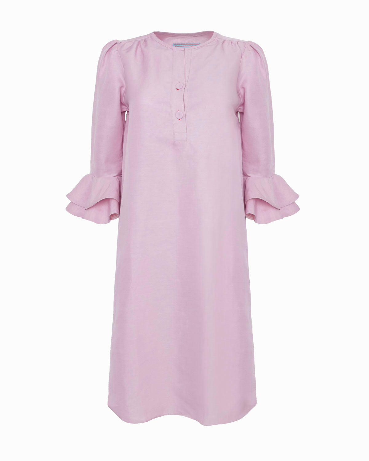 JULES DRESS PALE PINK LINEN - Limited edition Dovima Paris JULES DRESS PALE PINK LINEN - Limited edition Dovima Paris