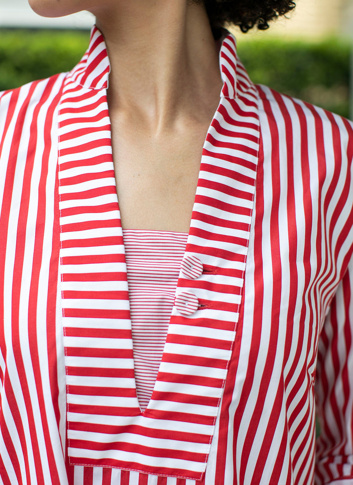 white christmas dresses Zimmermann Alight Halter Mini Dress | Red/Stripe | Size 2 main image 0