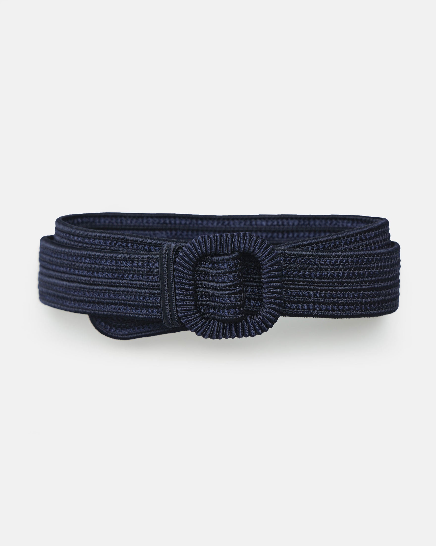 最旬トレンドパンツ WOVEN PASSEMENTERIE BELT - Midnight Blue スーツ・フォーマル・ドレス