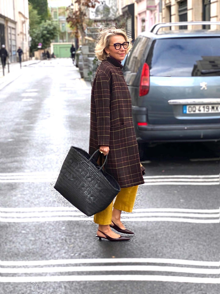 ASHER DUSTER COAT - COLLINS CHECK