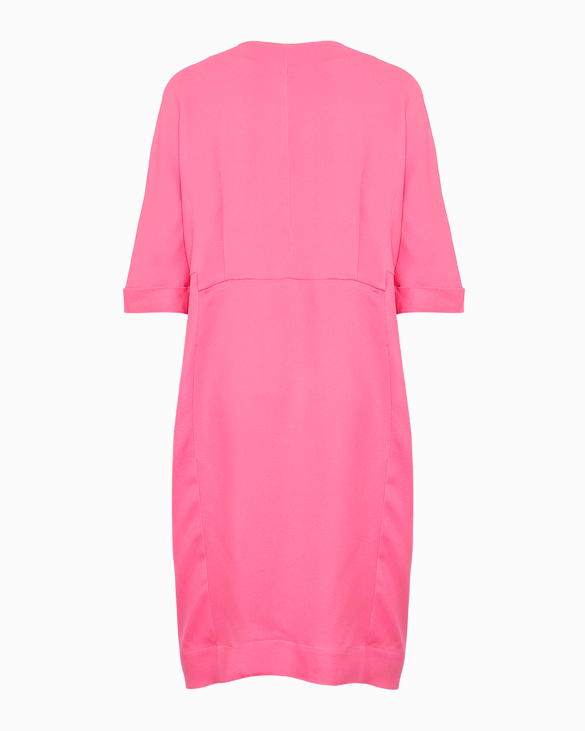FRAN FRONT DRESS - RAPTURE ROSE SILK CADY