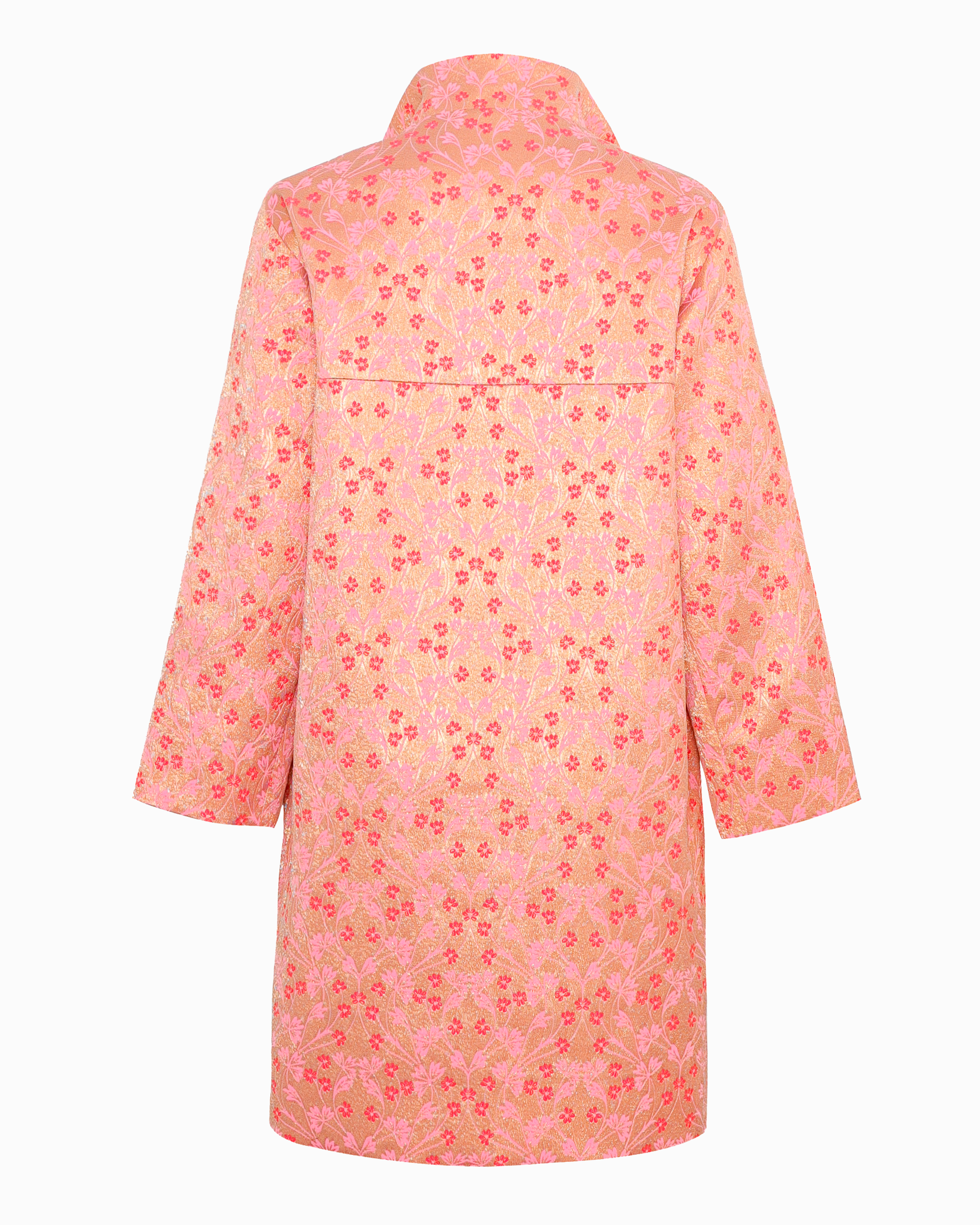 OSBORNE LIGHTWEIGHT COAT - ALYSSA FLORAL METTALIC JAQUARD