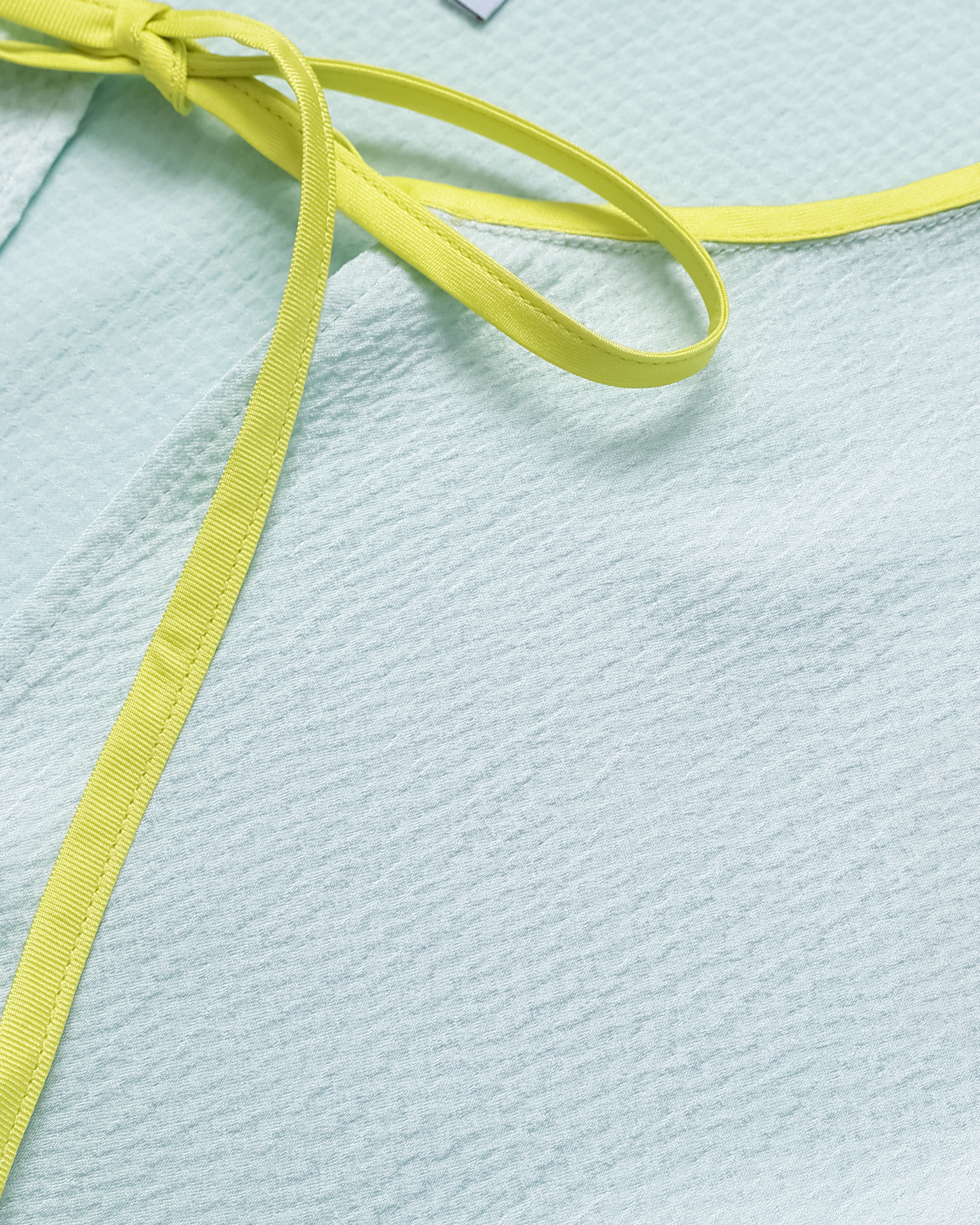 SARA ELASTICATED WAIST DRESS - SEAFOAM HAMMERED SILK