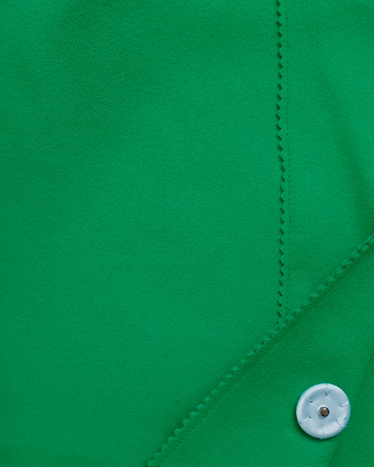 TATE JACKET - DOUBLE FACE GREEN WOOL FLANNEL