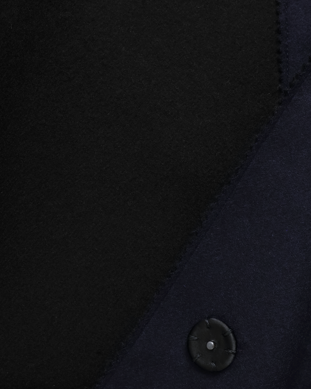 TATE JACKET - NAVY BLACK DOUBLE FACE WOOL CASHMERE MIX