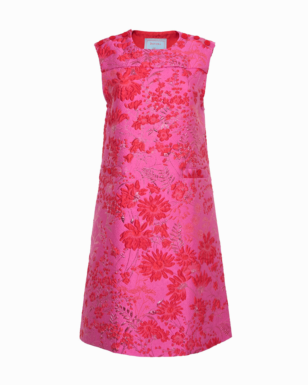 bailey dress in pink floral OTM Exclusive: Midi Dress in Pink Floral