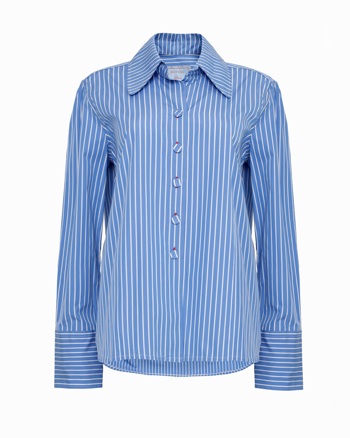 BAIRD BLUE WHITE STRIPE COTTON SHIRT