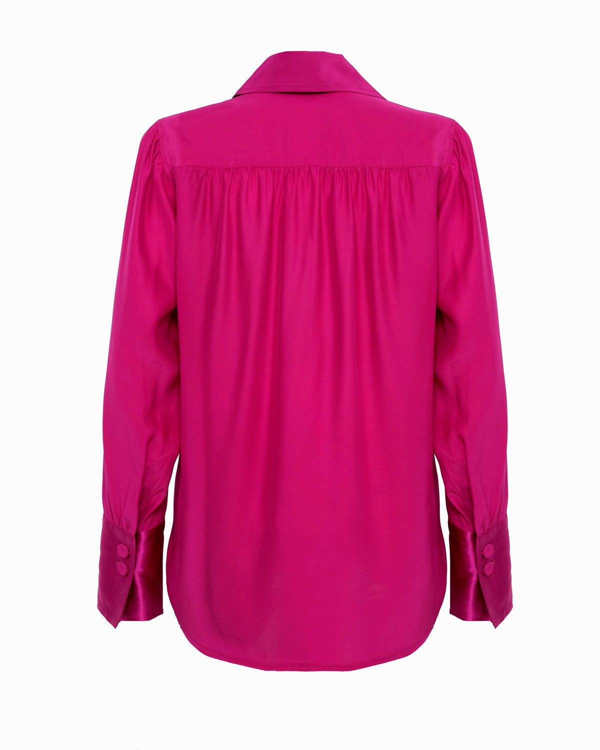 BAIRD SILK SHIRT - CERISE