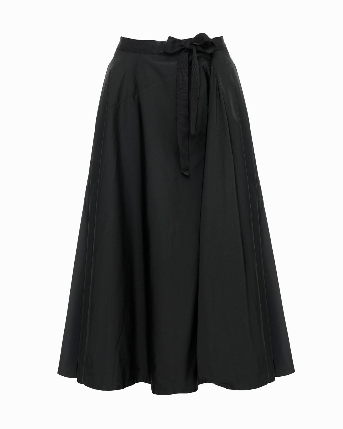 GLYNN SKIRT  - BLACK RADZIMIR TAFFETA