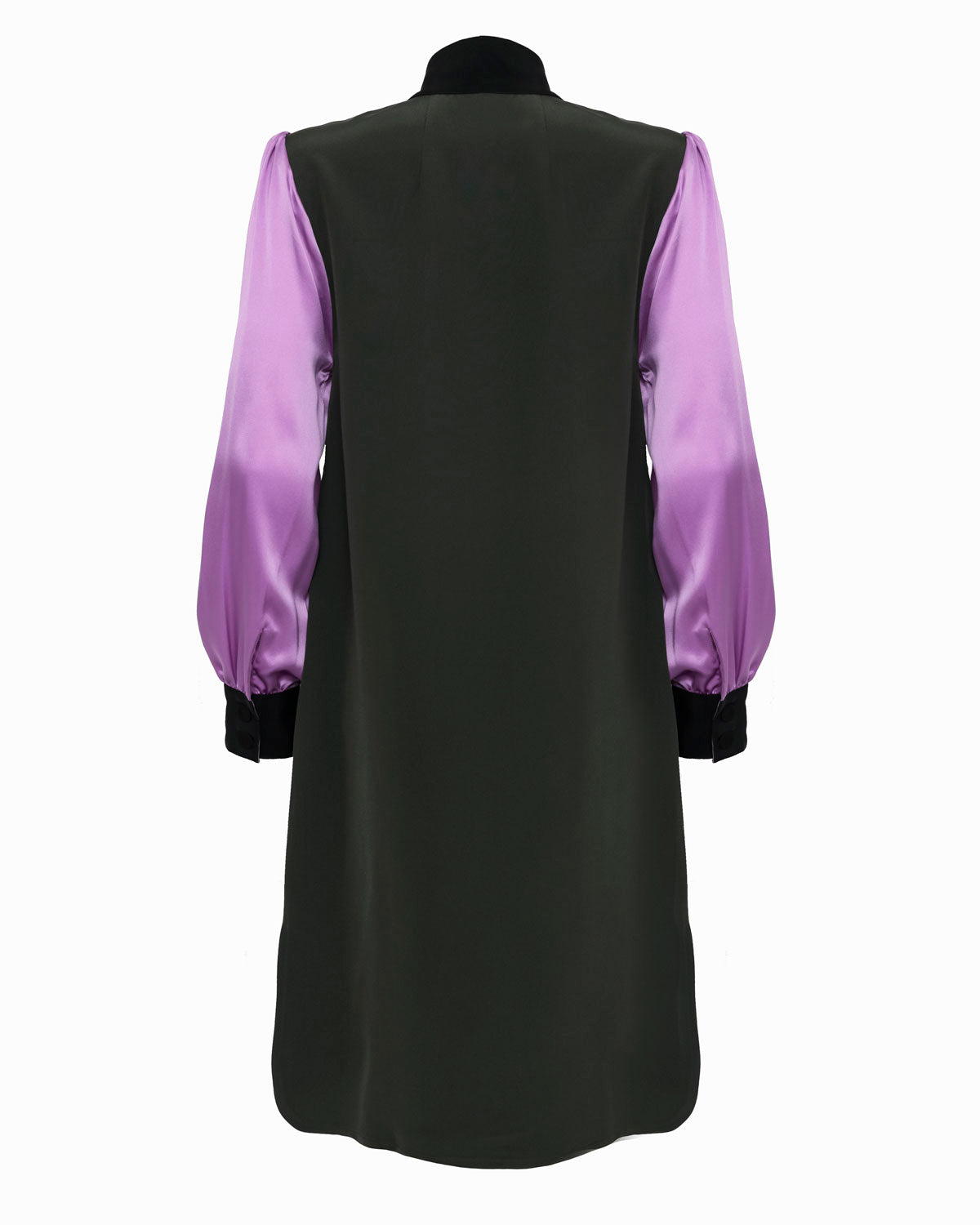 JASON DRESS - MILITARY SILK DRAP - Limited Edition