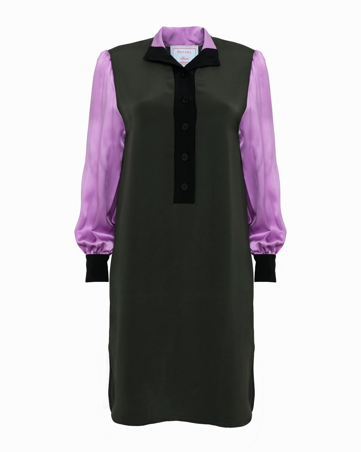 JASON DRESS - MILITARY SILK DRAP - Limited Edition