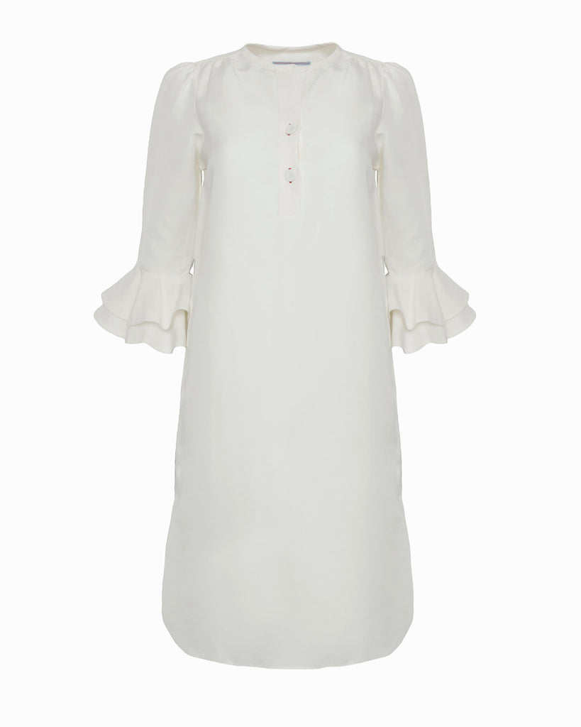 JULES OFF-WHITE LINEN - Silk lined - Limited edition