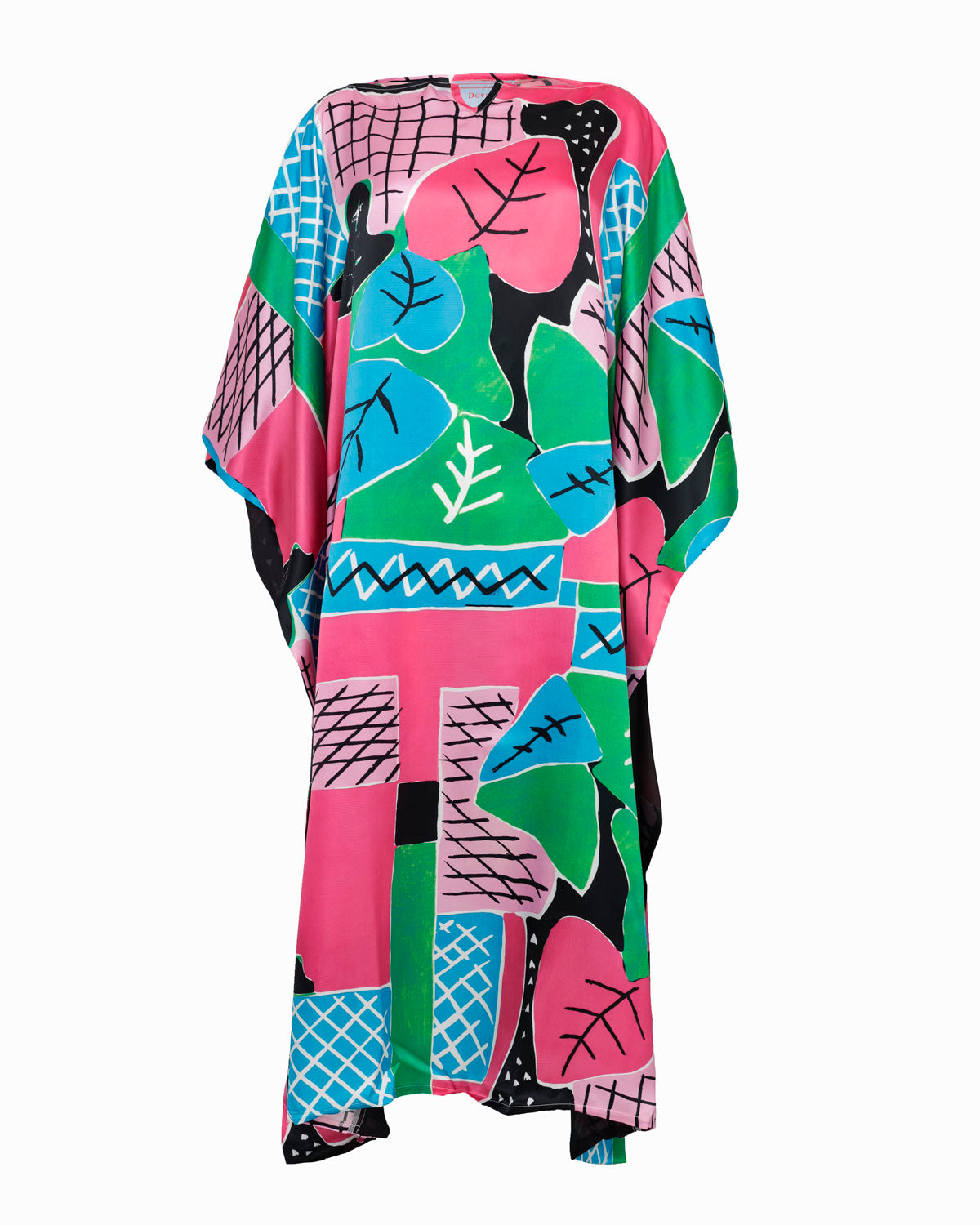 KARINA KAFTAN - Alocasia multi color silk