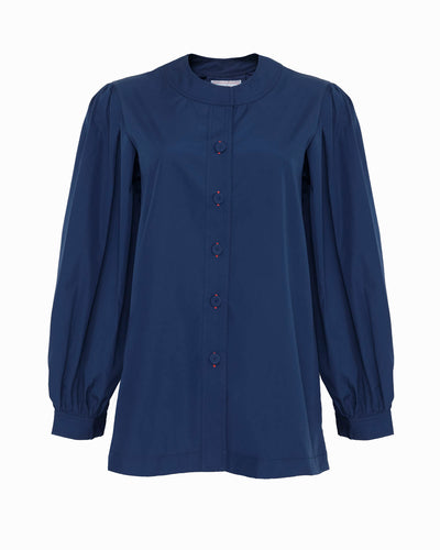 LOUIS TUNIC SHIRT PLAIN NAVY