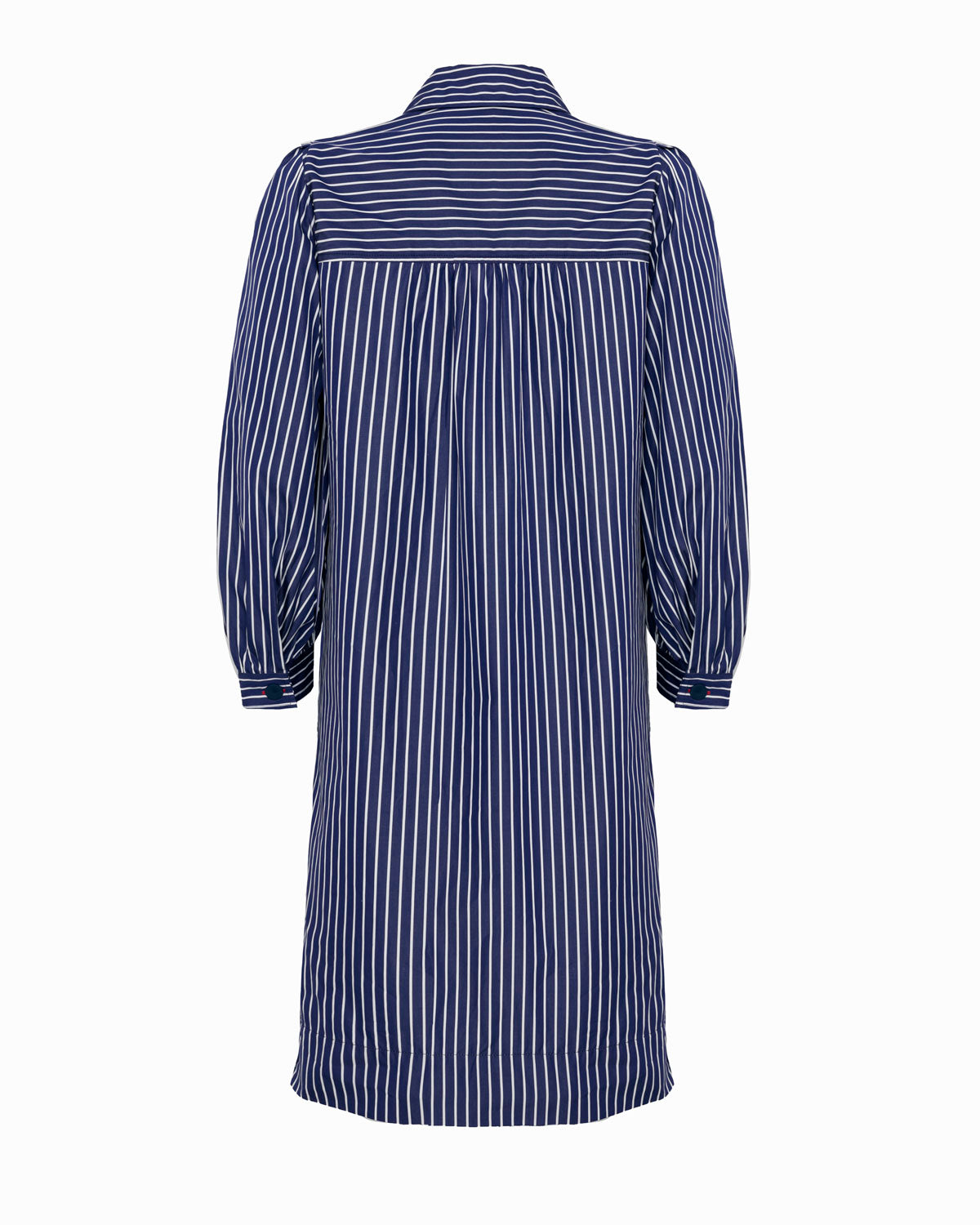 MATIS DRESS DARK NAVY WHITE STRIPES