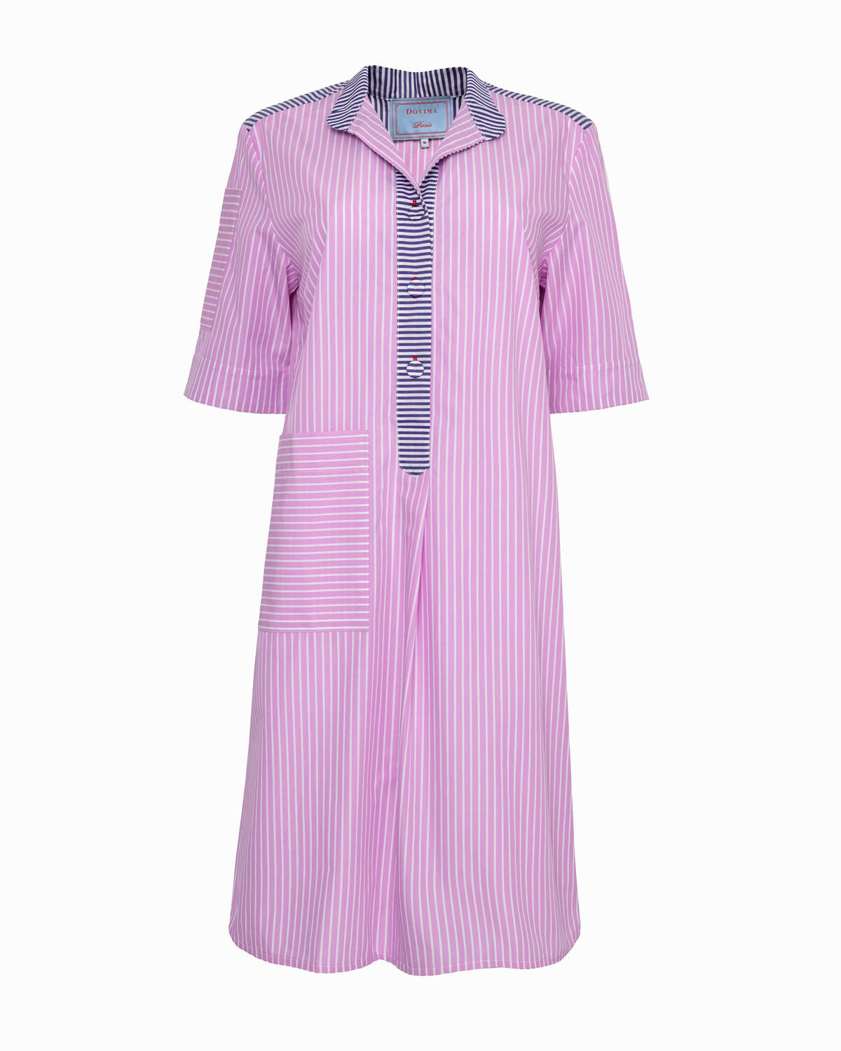 TANSY DRESS - Ben Stripe Orchid