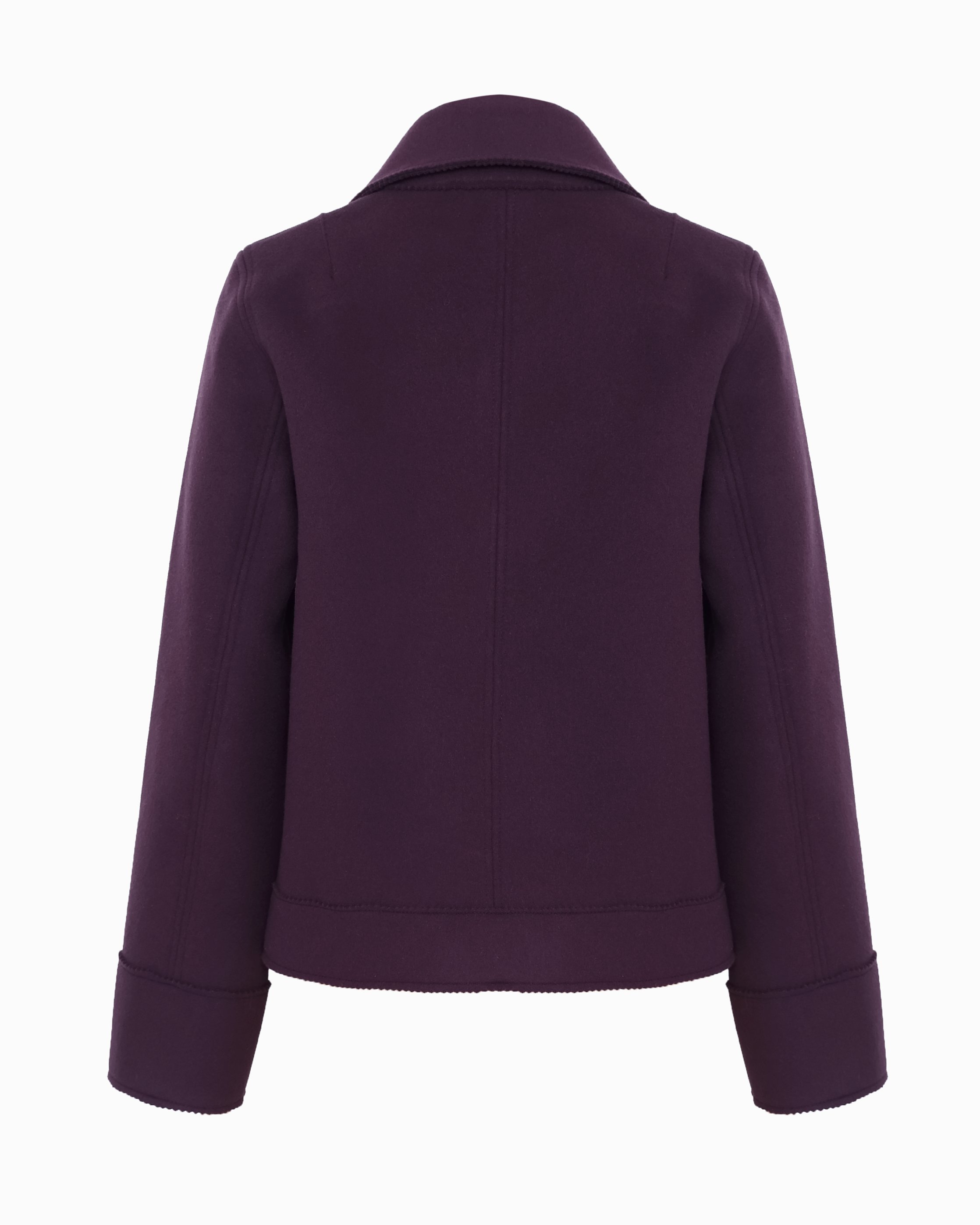 TATE JACKET - BERRY SPLITTABLE WOOL & CASHMERE MIX
