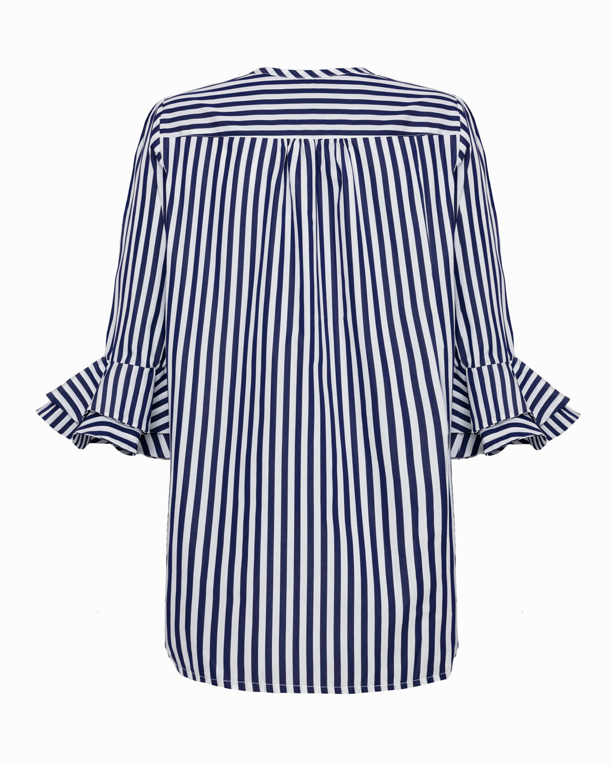 WREN LONG TUNIC - Navy White Mason Stripe