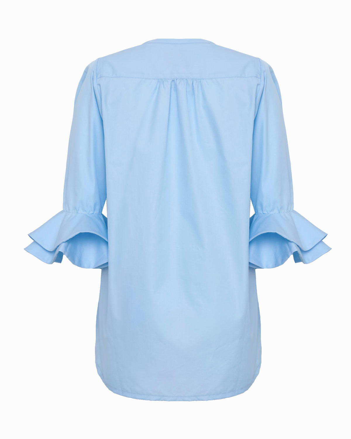 WREN LONG TUNIC - Plain Oxford Blue