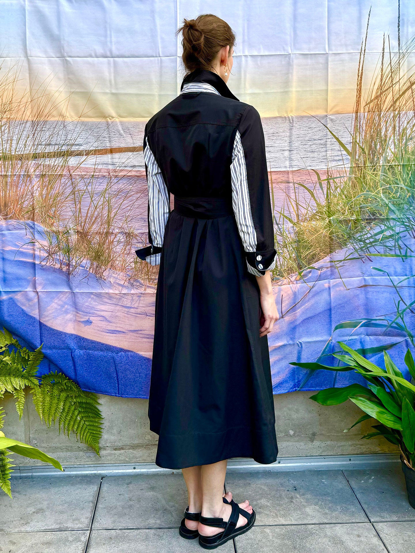 美品 Notting Hill Belted Dress Black S MAKE YOUR MOVE BELTED DRESS BLACK - JaDazzles International