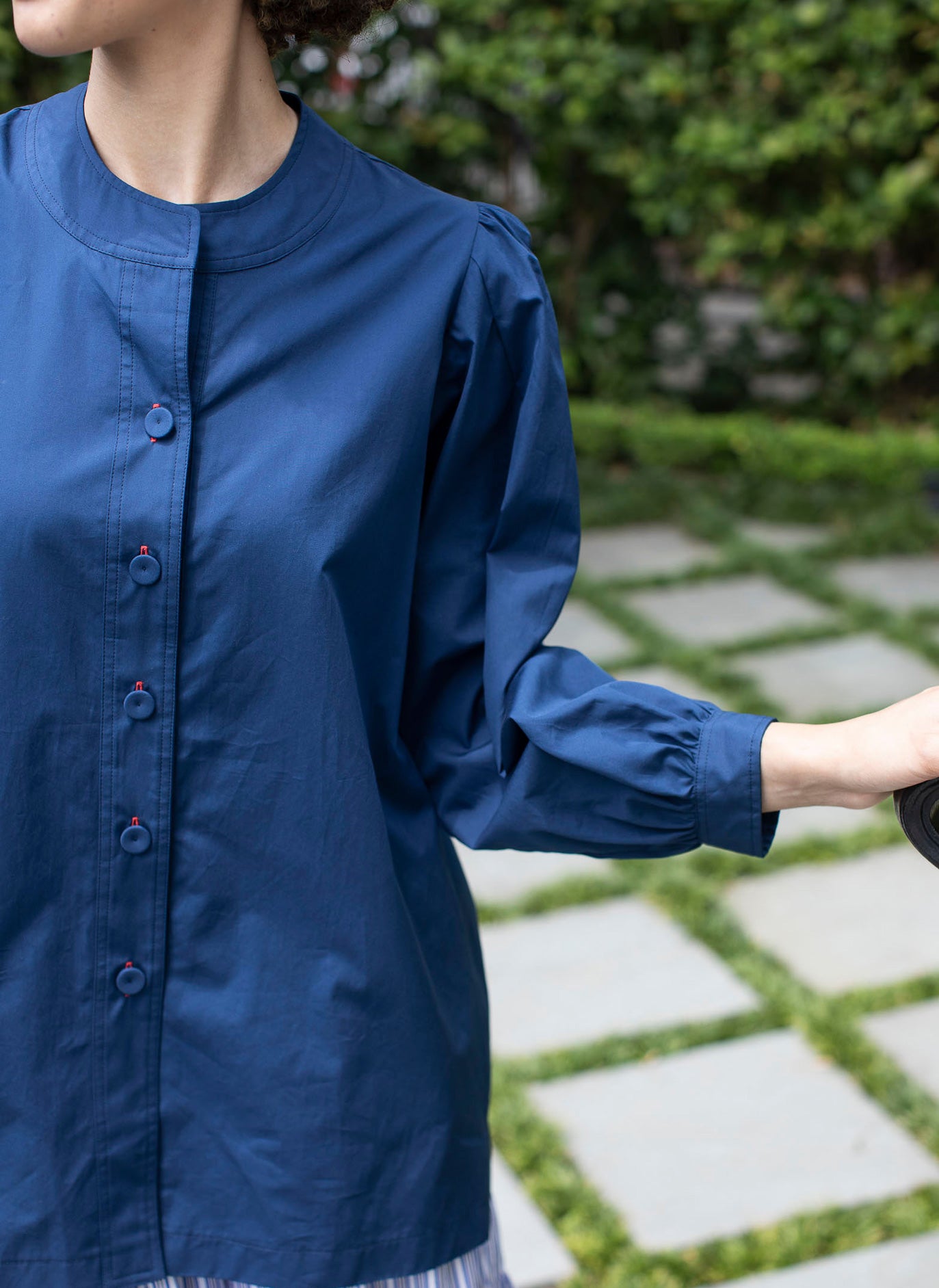 LOUIS TUNIC SHIRT PLAIN NAVY