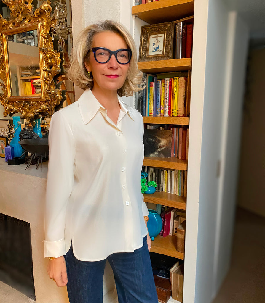 BAIRD SILK SHIRT - IVORY