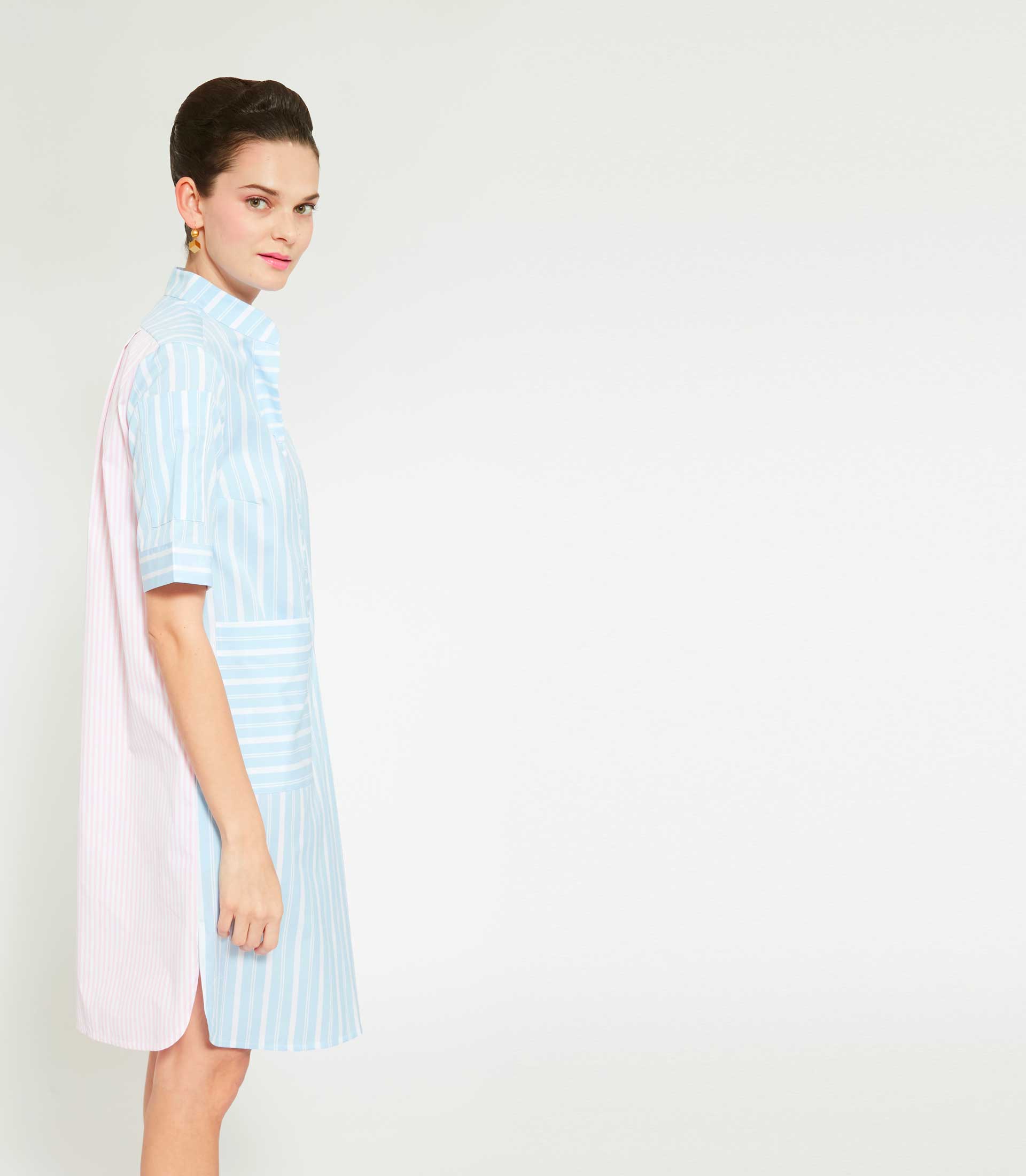 TANSY DRESS - Harvey Stripe